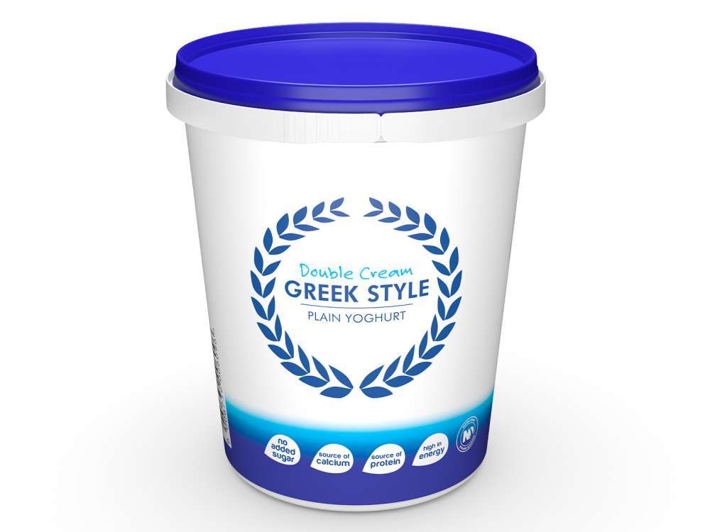 Greek style plain double cream 500g